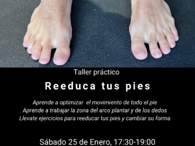Taller:  Reeduca tus pies